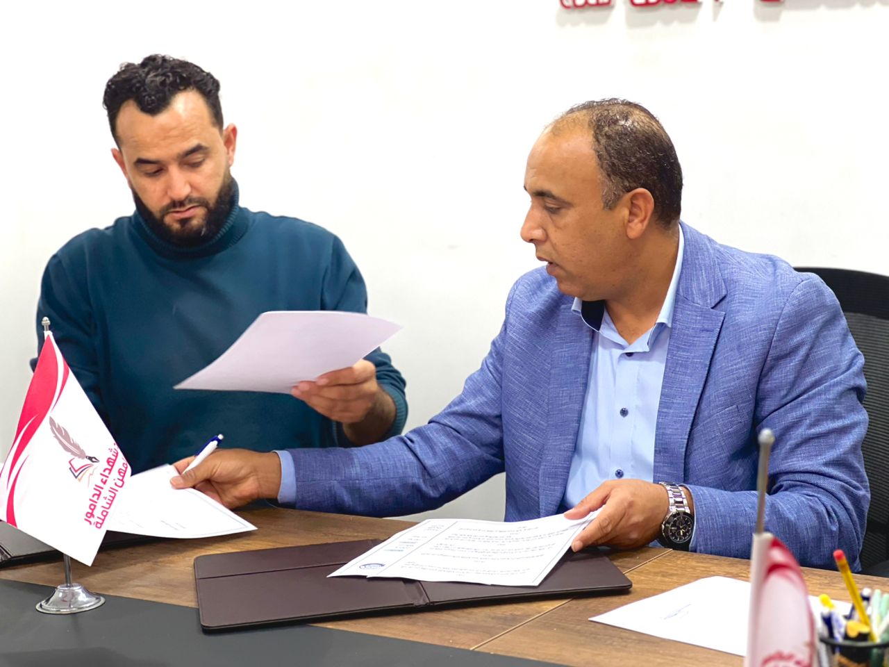 صورة من توقيع الاتفاقية 2
