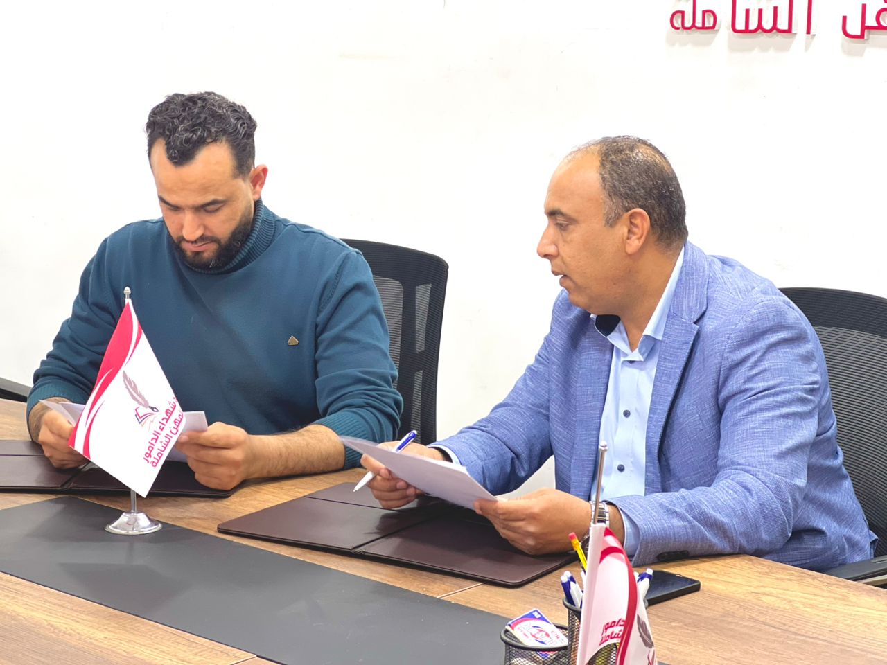 صورة من توقيع الاتفاقية 4
